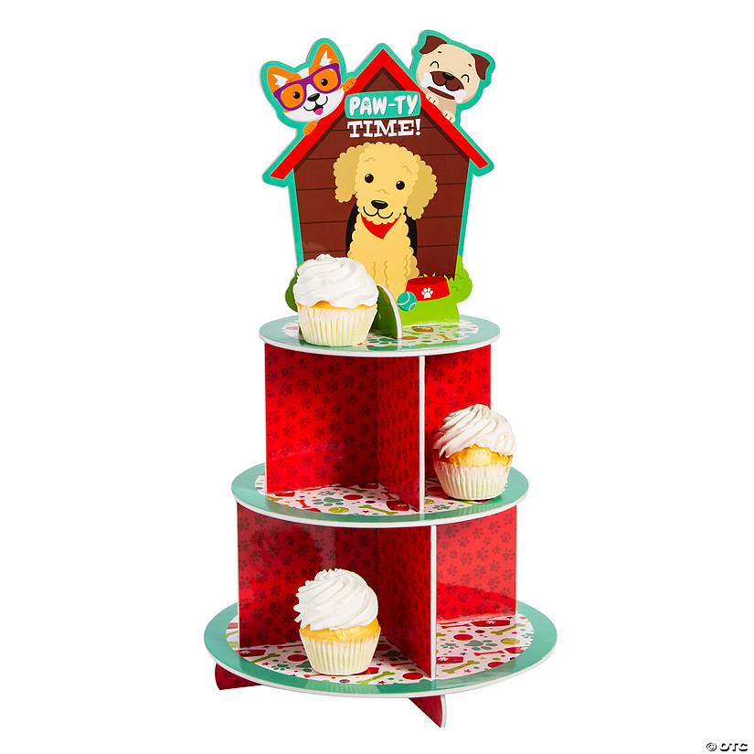 Dog Party Cupcake Stand Image