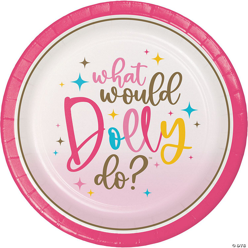 Dolly Parton What Would Dolly Do? Dessert Plates, 24 ct Image