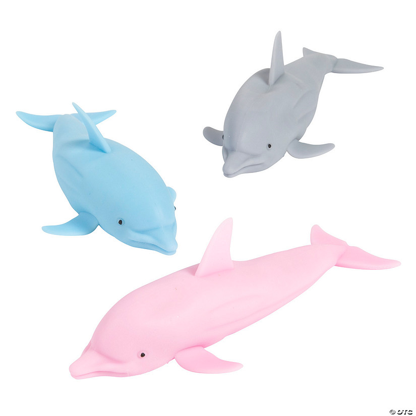 Dolphin Stretch Toys - 12 Pc. Image