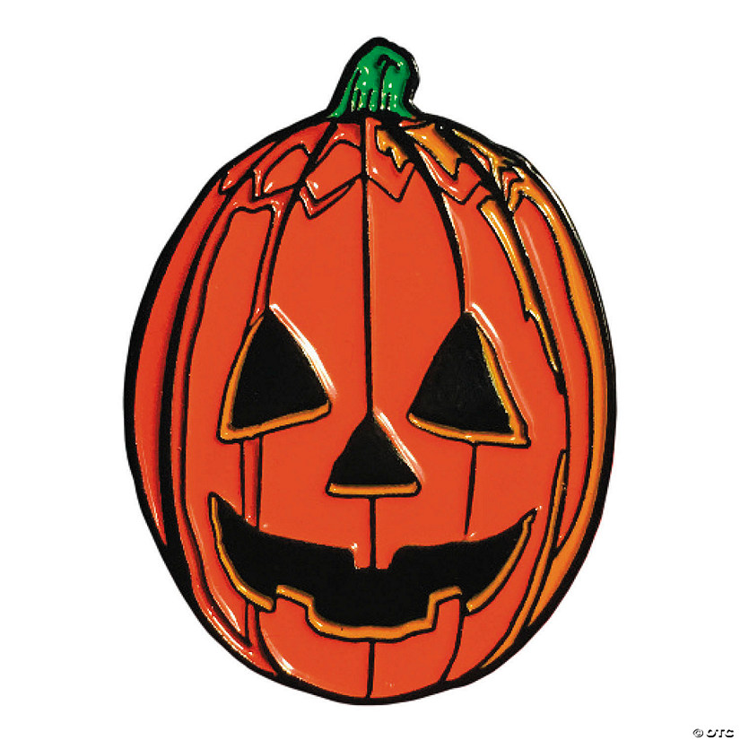 Don Post Studios&amp;#8482; Pumpkin Full-Color Enamel Pin Costume Accessory Image