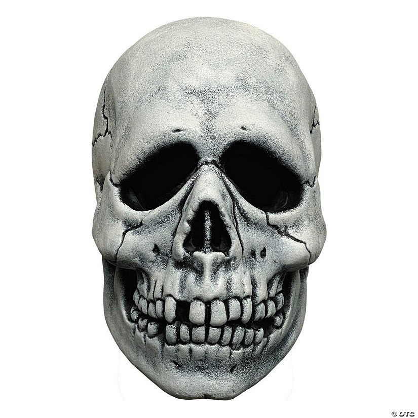 Don Post Studios White Skull Overhead Mask - One Size Image