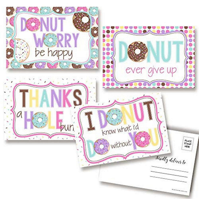 Donut Positive Thinking Postcards 20pcs. by AmandaCreation Image