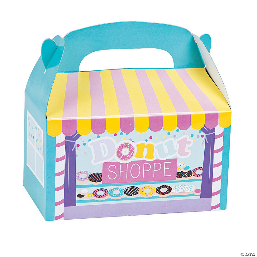 Donut Sprinkles Treat Boxes - 12 Pc. Image