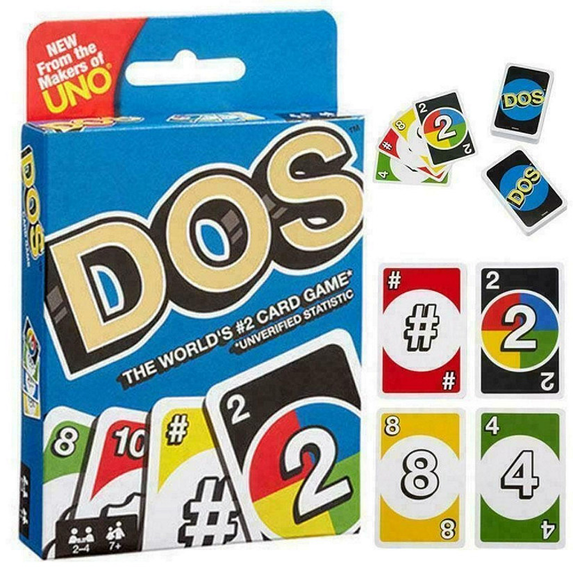 DOS Card Game From the Makers of UNO for 2-4 Players