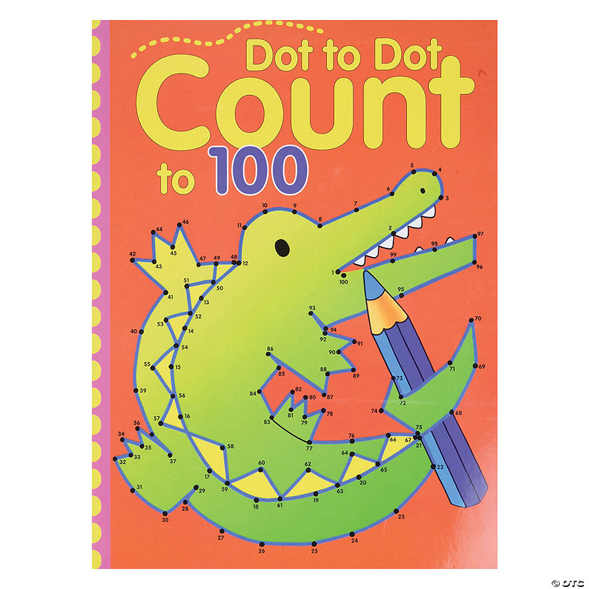 Dot to Dot Count to 100 Image