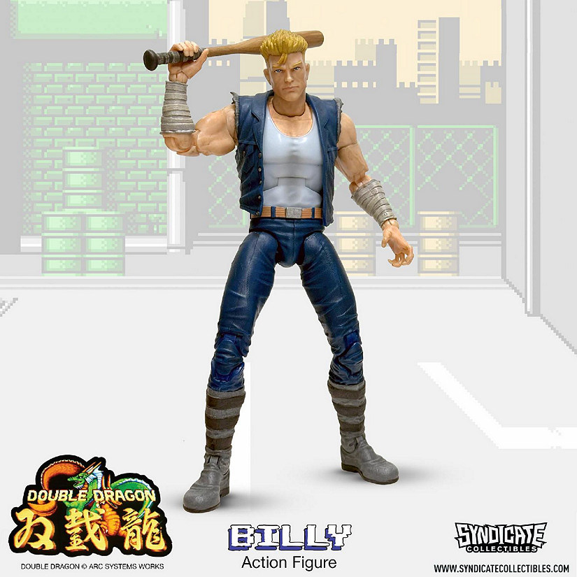 Double Dragon Billy Lee 7-Inch Deluxe Action Figure Image