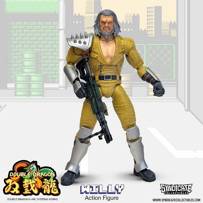 Double Dragon Willy 7-Inch Deluxe Action Figure Image