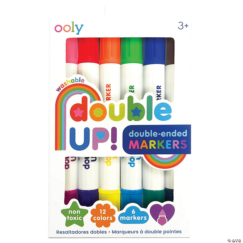 Double Up! Double-Ended Markers - Set of 6 Image