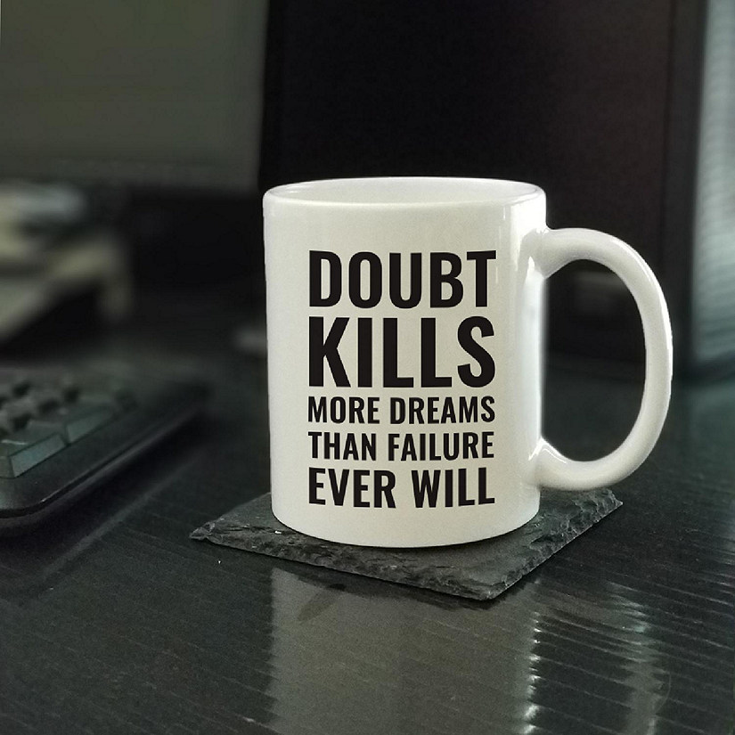 Doubt Kills Dreams ceramic mug Image