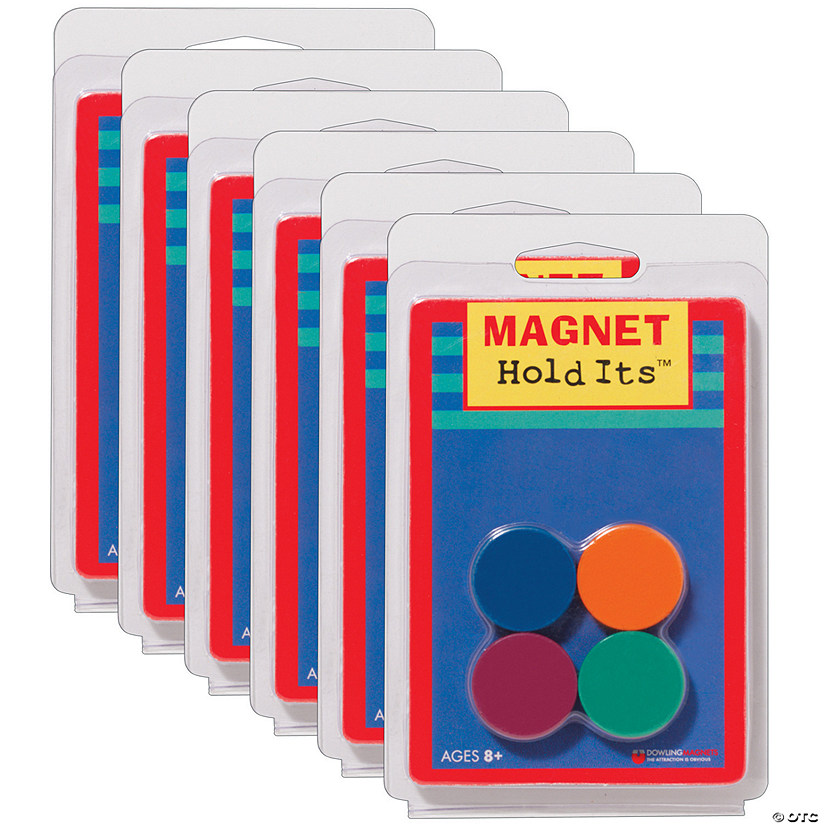 Dowling Magnets Ceramic Disc Magnets, 1", 8 Per Pack, 6 Packs Image