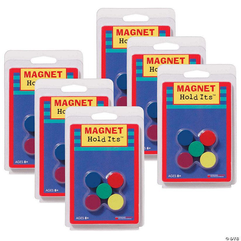 Dowling Magnets Ceramic Disc Magnets, 3/4", 10 Per Pack, 6 Packs Image