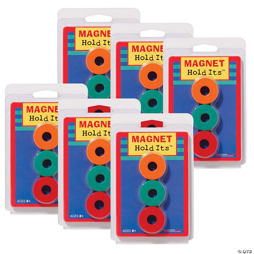 Dowling Magnets Ceramic Ring Magnets, 6 Per Pack, 6 Packs Image