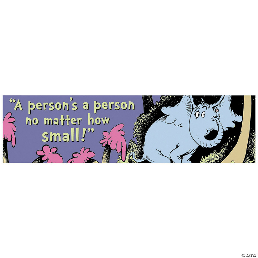 Dr. Seuss&#8482; a Person&#8216;s a Person Banner Image