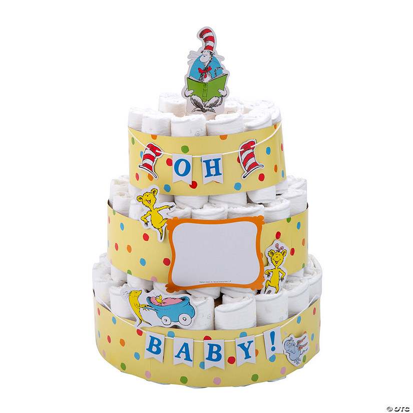 Dr. Seuss&#8482; Baby Shower Diaper Cake Decorating Kit - 11 Pc. Image