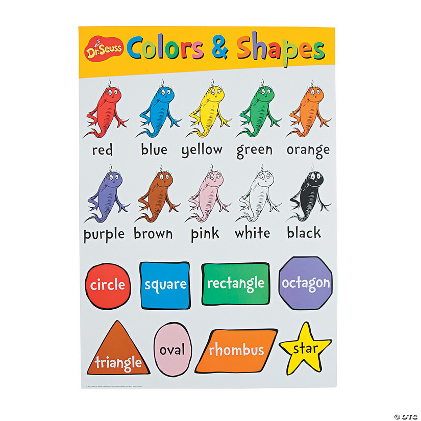 Dr. Seuss&amp;#8482; Beginning Concepts Posters - 5 Pc. Image