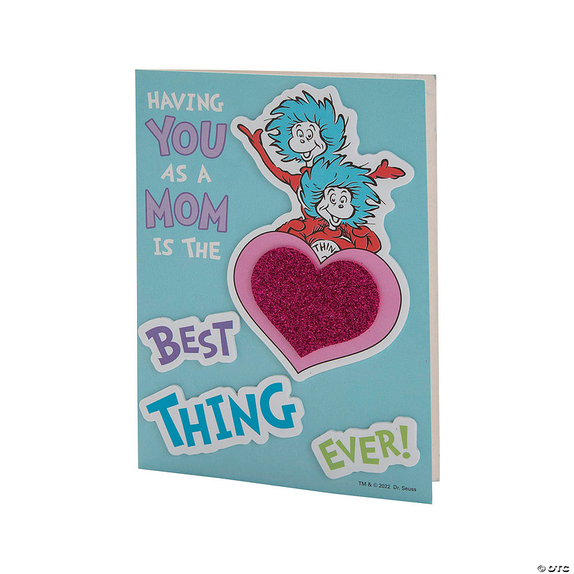 Dr. Seuss&#8482; Best Mom Card Craft Kit &#8211; Makes 12 Image
