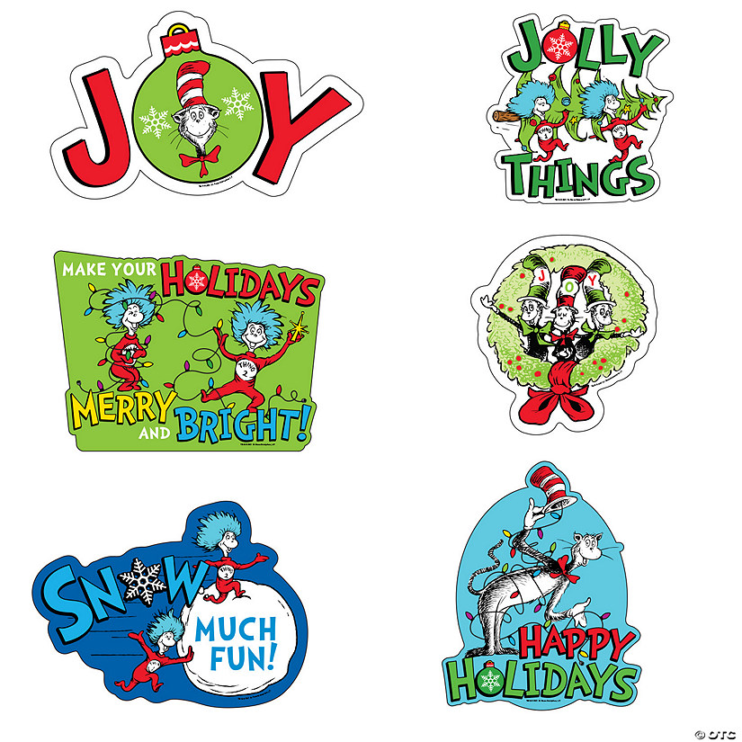 Dr. Seuss™ Christmas Cutouts - Discontinued