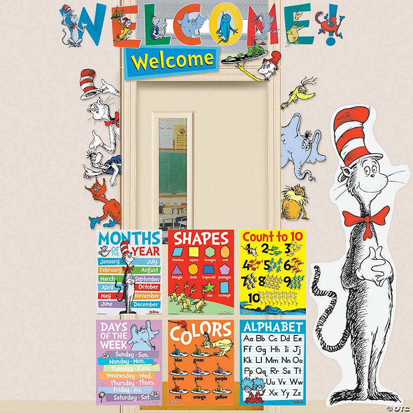 Dr. Seuss&#8482; Classroom Decorating Kit - 14 Pc. Image