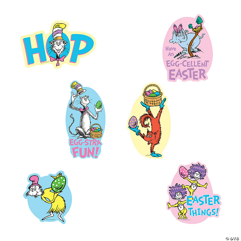 Dr. Seuss&#8482; Easter Cutouts - 6 Pc. Image