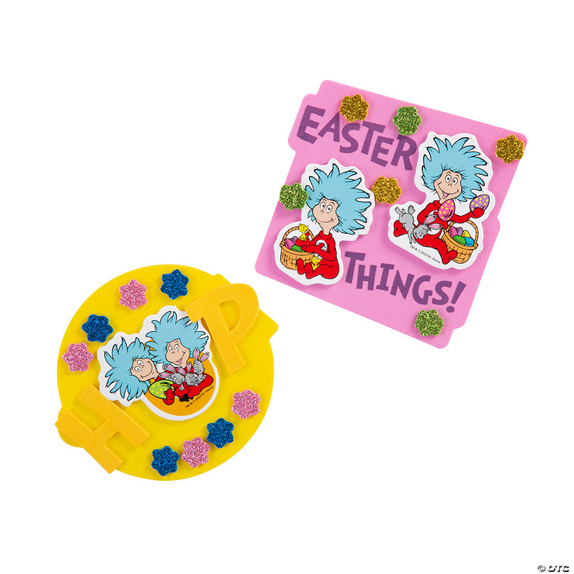Dr. Seuss&amp;#8482; Easter Things Magnet Craft Kit - 12 Pc. Image