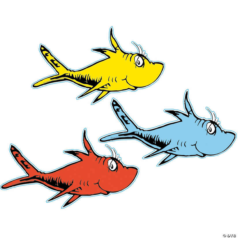 Dr. Seuss&#8482; Fish Bulletin Board Accents - 36 Pc. Image