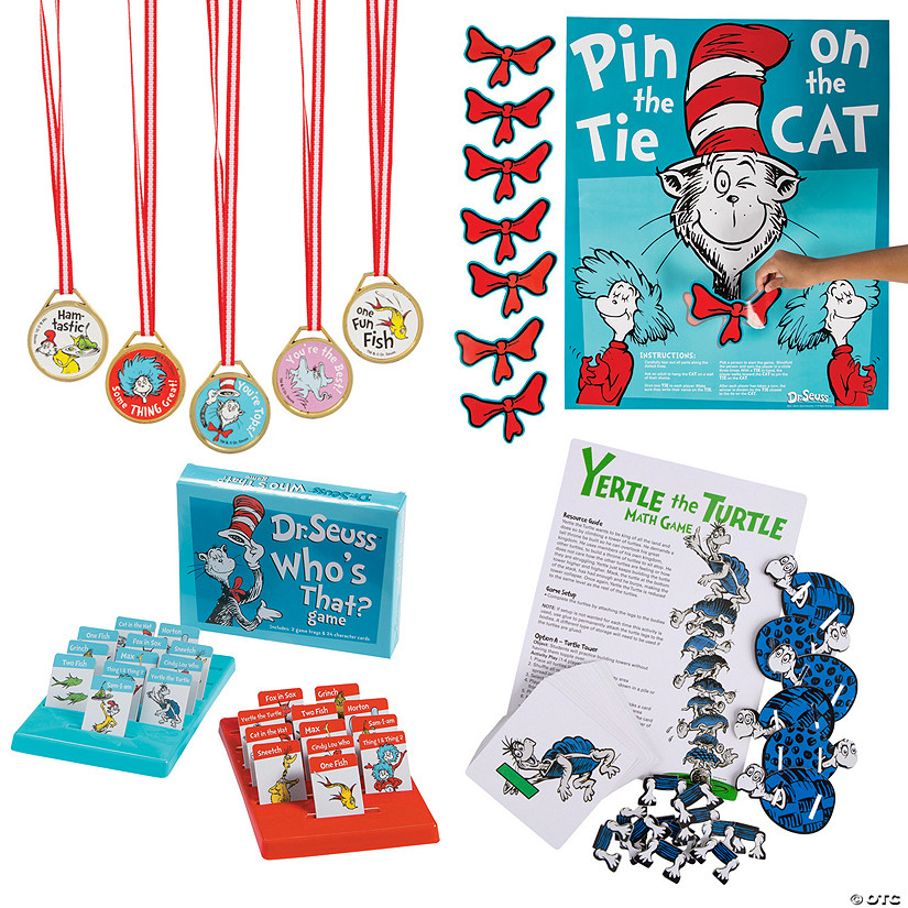 Dr. Seuss&#8482; Games with Award Kit - 217 Pc. Image