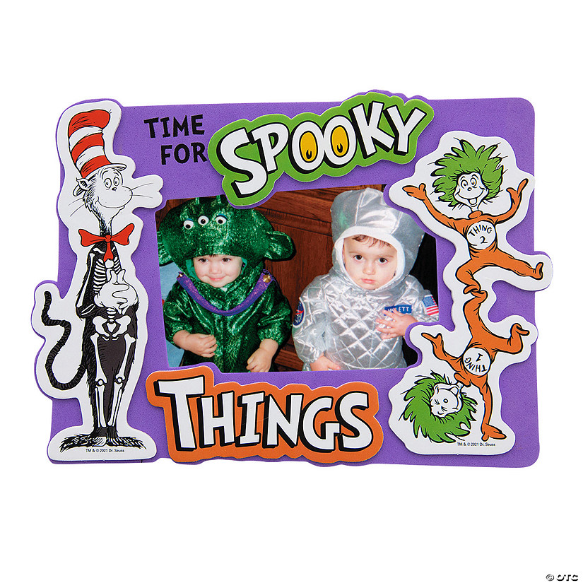 Dr. Seuss&#8482; Halloween Picture Frame Magnet Craft Kit - Makes 12 Image