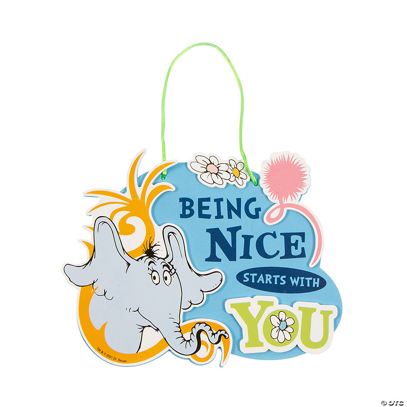 Dr. Seuss&#8482; Horton Hears a Who&#8482; Sign Craft Kit - Makes 12 Image