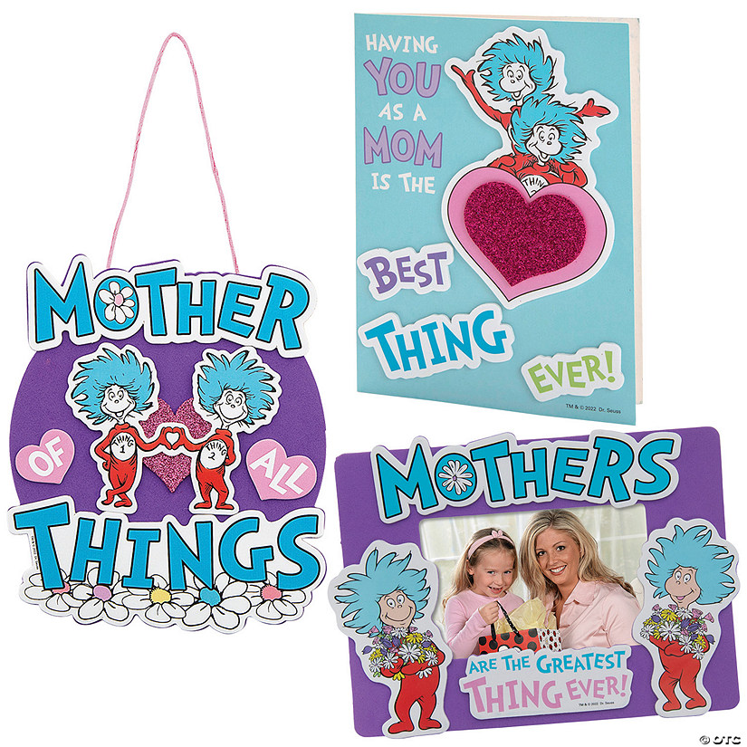 Dr. Seuss&#8482; Mother's Day Craft Kit Assortment - Makes 36 Image