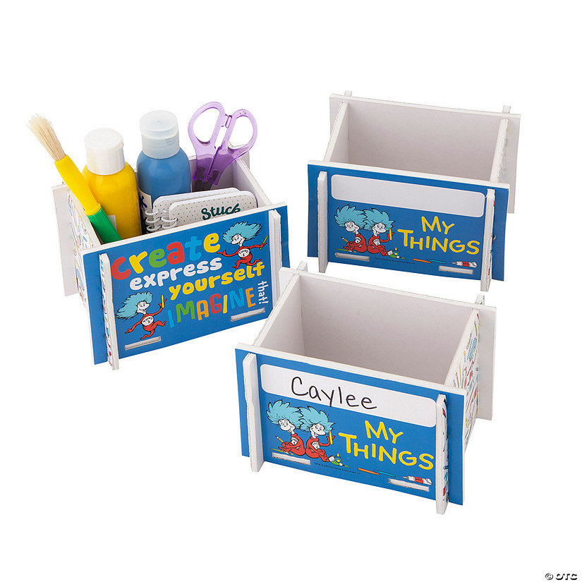 Dr. Seuss&#8482; My Things Desktop Organizers - 12 Pc. Image