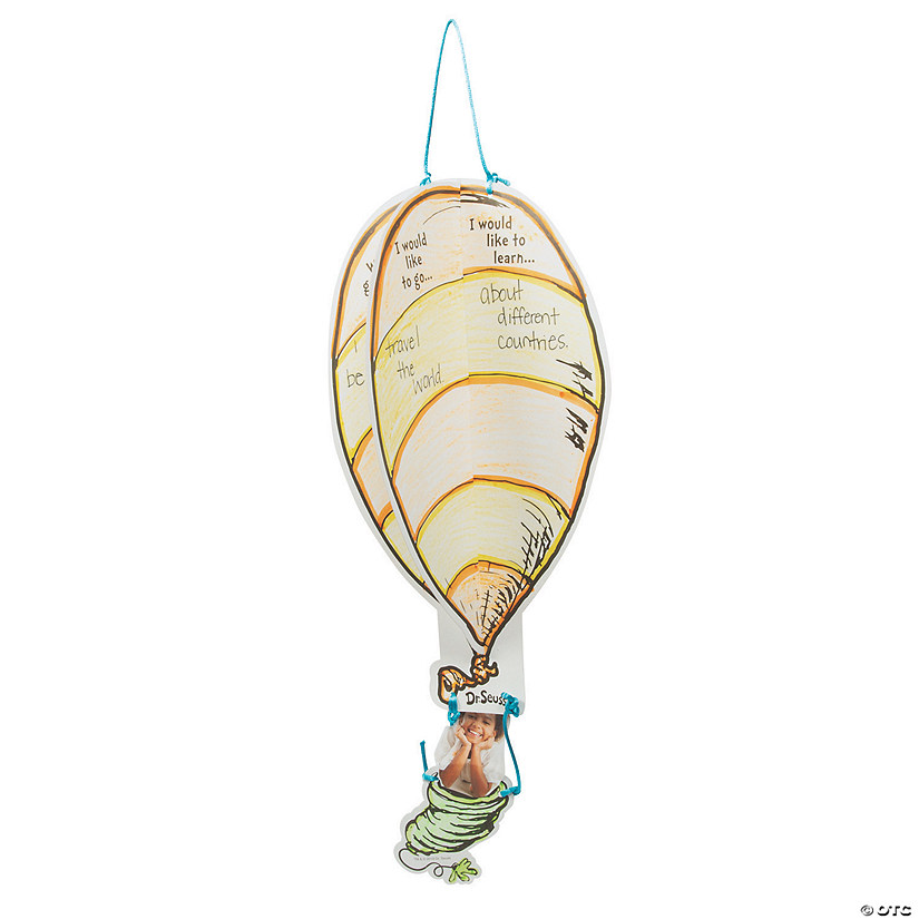 Dr. Seuss&#8482; Oh, the Places You&#8217;ll Go Hot Air Balloon Craft Kit - Makes 12 Image