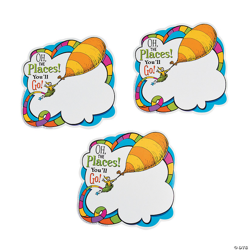 Dr. Seuss&#8482; Oh, the Places You&#8217;ll Go Writing Space Cutouts - 36 Pc. Image
