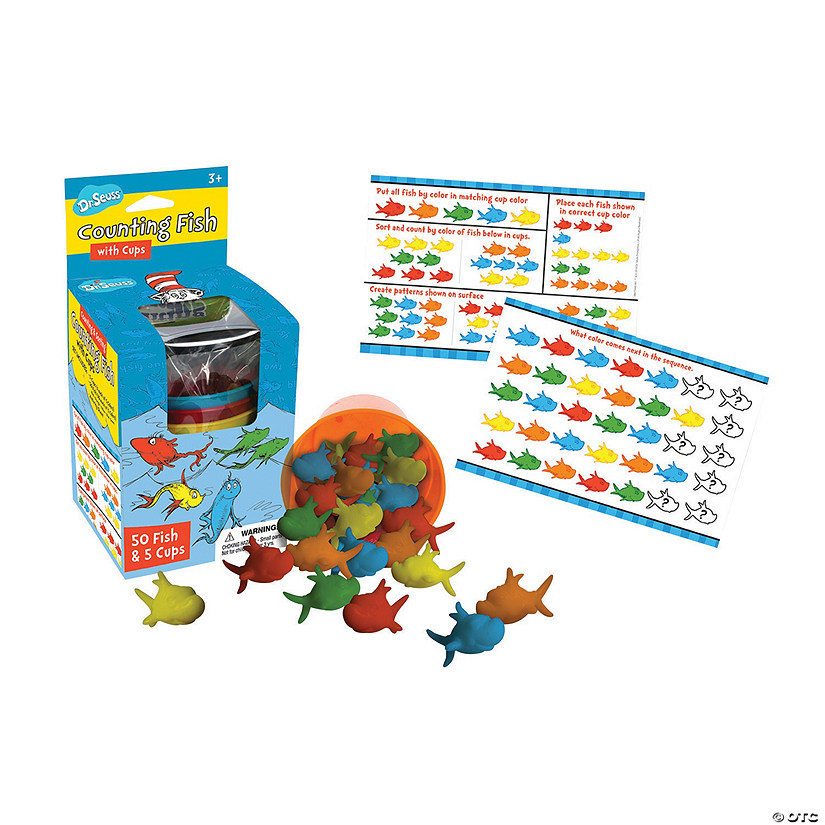 Dr. Seuss&#8482; One Fish, Two Fish, Red Fish, Blue Fish Math Counting Game Image