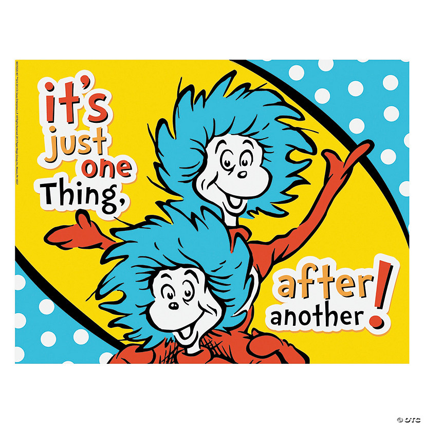 Dr. Seuss&#8482; One Thing After Another Poster Image