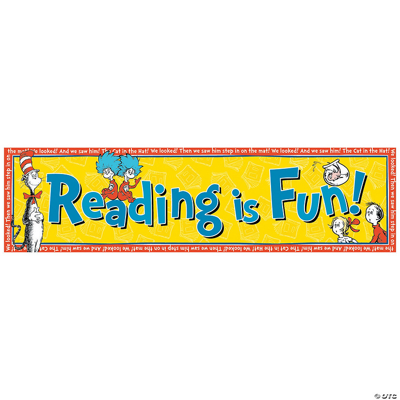Dr. Seuss&amp;#8482; Reading is Fun Banner Image