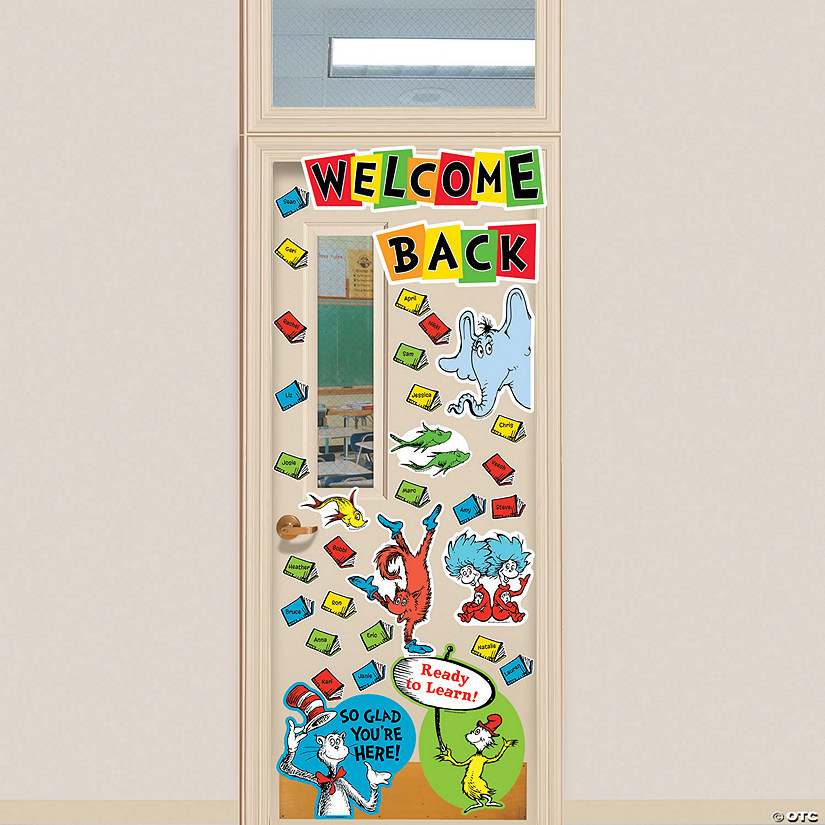 Dr. Seuss<sup>&#8482;</sup> Welcome Back Door Decorating Kit - 5 Pc. Image