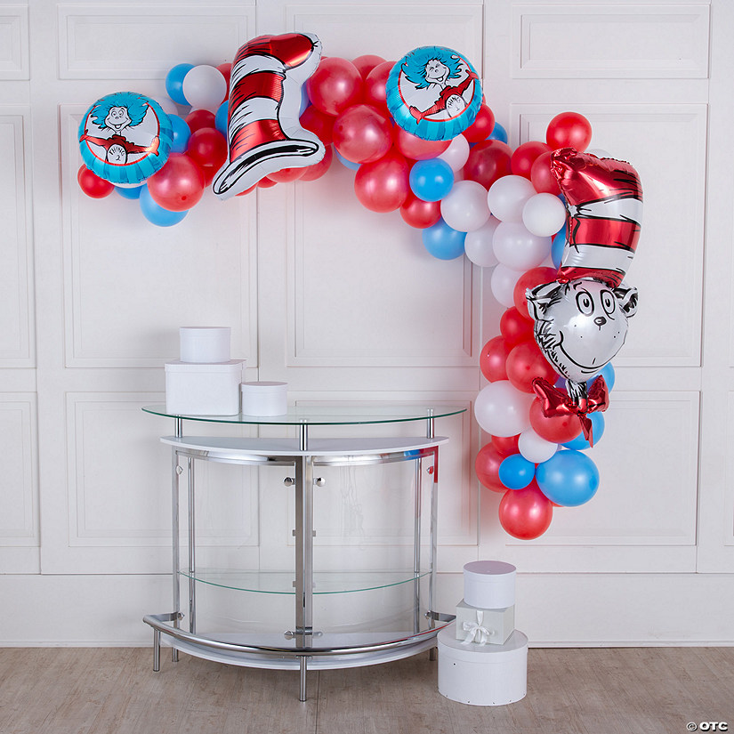 Dr. Seuss&#8482; The Cat in the Hat&#8482; Balloon Garland Kit - 102 Pc. Image
