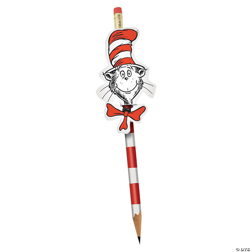 Dr. Seuss&#8482; The Cat in the Hat&#8482; Pencils with Reward Card - 16 Pc. Image