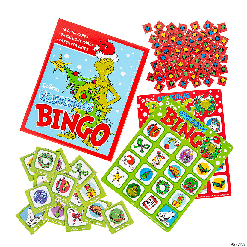Dr. Seuss&#8482; The Grinch Christmas Bingo Game Image