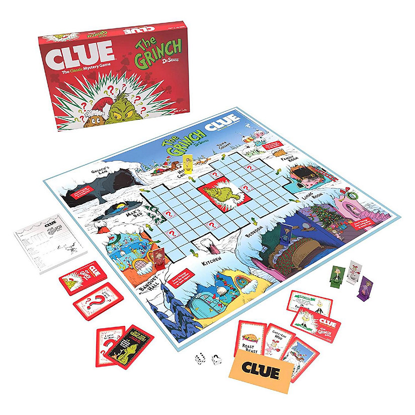 Dr. Seuss The Grinch Clue Board Game Image
