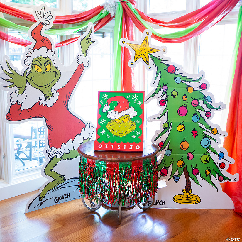 Dr. Seuss&#8482; The Grinch Party Decorating Kit - 5 Pc. Image