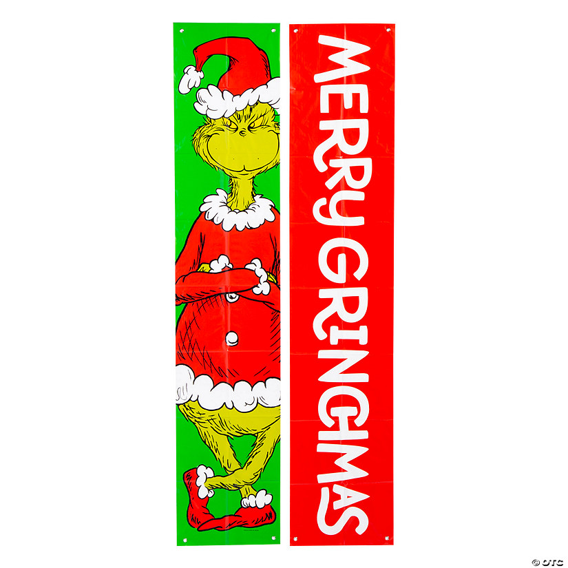 Dr. Seuss&#8482; The Grinch Pillar Buntings - 2 Pc. Image
