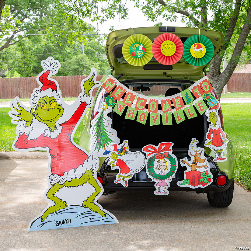 Dr. Seuss&#8482; The Grinch Trunk-or-Treat Decorating Kit - 21 Pc. Image