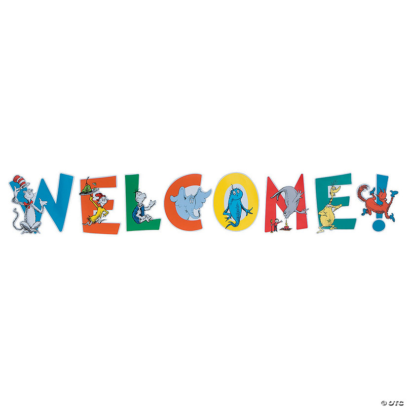 Dr. Seuss&#8482; Welcome Letters Image