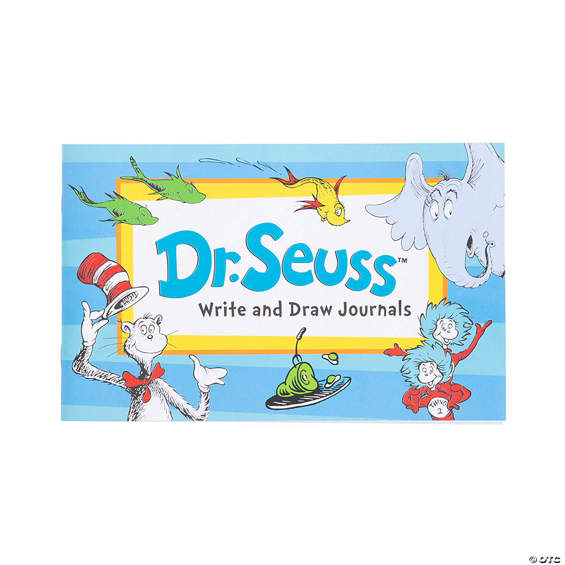 Dr. Seuss™ Write &amp; Draw Journals - 12 Pc. | Oriental Trading
