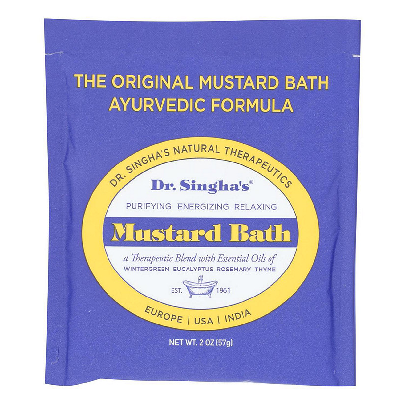 Dr. Singha's Mustard Bath  - Case of 14 - 2 OZ Image