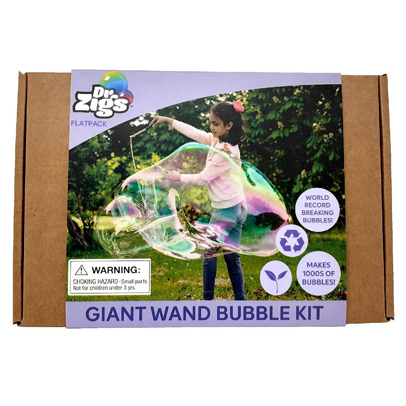 Dr Zigs: My First Giant Bubble Kit W/ Bubble Wand &amp; Solution Image