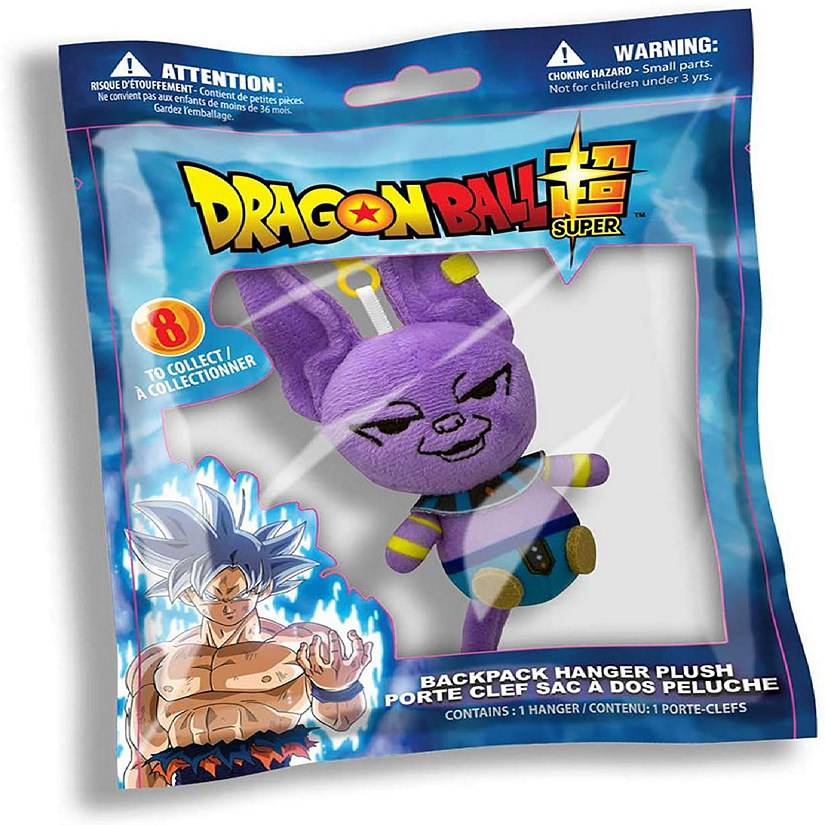 Dragon Ball Super 3 Inch Plush Backpack Hanger  One Random Image
