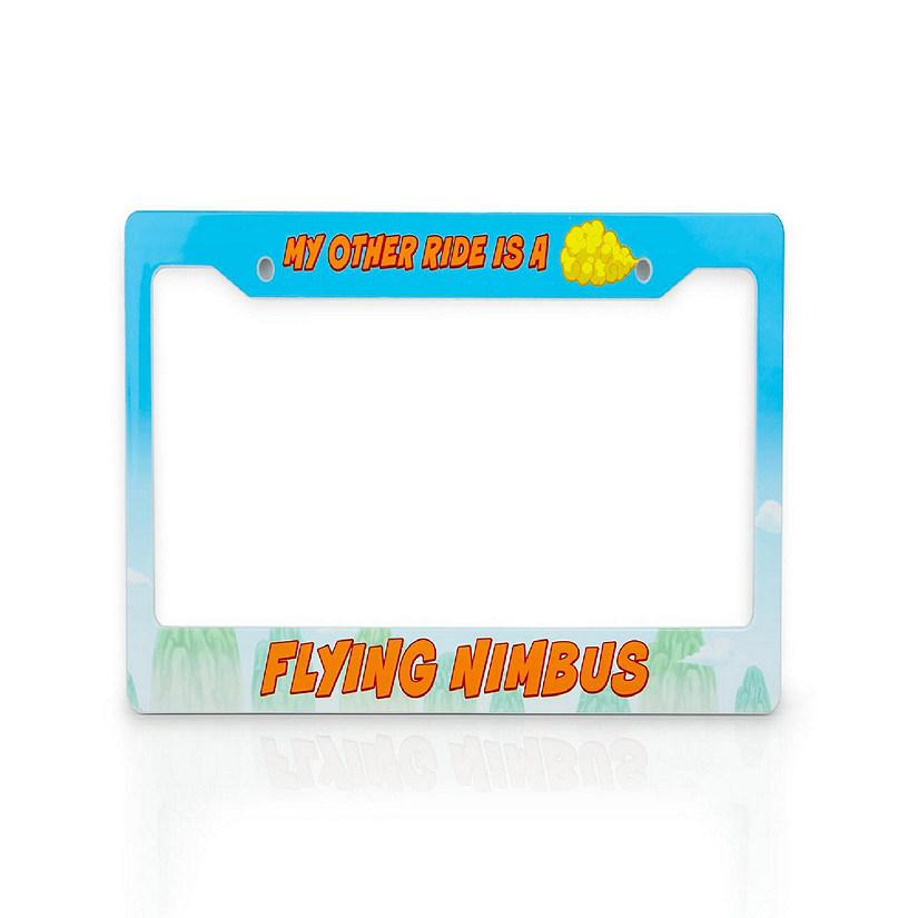 Dragon Ball Z License Plate Frame  My Other Ride Is A Flying Nimbus Cloud Image