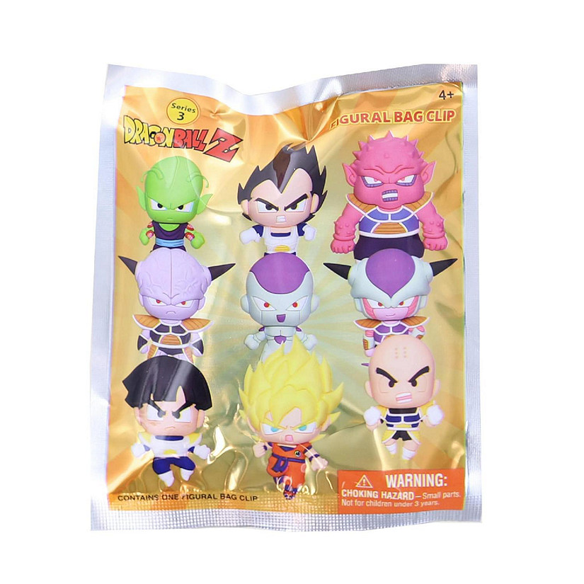 Dragon Ball Z Series 3 3D Foam Bag Clip  One Random Image